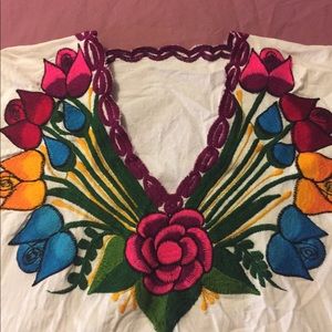 Mexican embroidered cute shirt ❤️